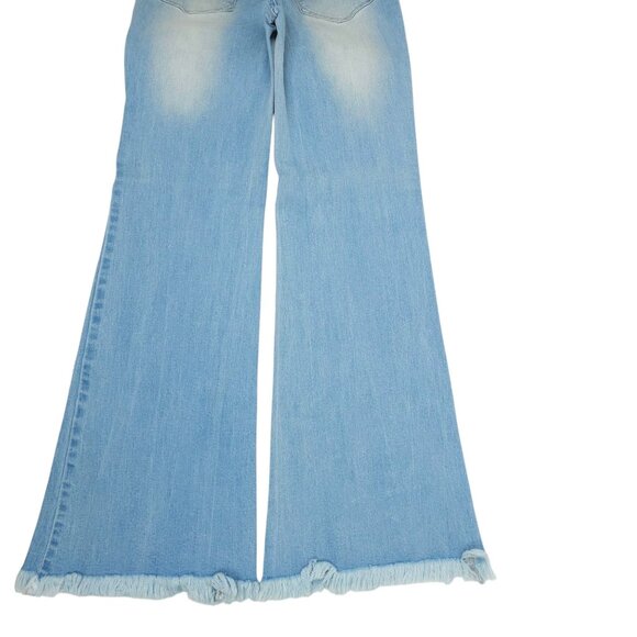 Tricot by C'est Toi Mid Rise Flare Jeans Womens Size 9/28 Stretch Light Wash NEW - Picture 12 of 15